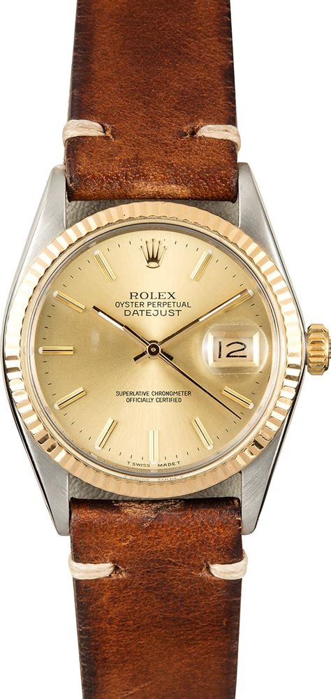 mens leather band rolex for sale|genuine Rolex leather watch bands.